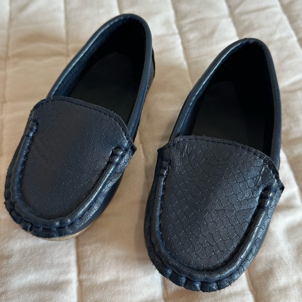 Navy Loafers Size 7 Toddler